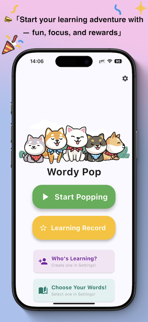 Wordy Pop App